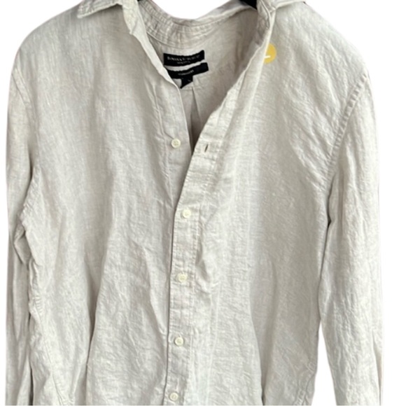 Banana Republic Other - Banana republic men’s long sleeve button down top neutral beiege sz large
